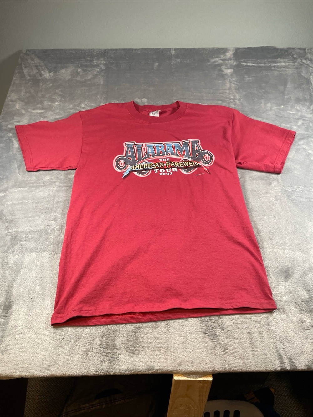 Vintage 2003 Alabama The American Farewell Tour  Band Tee Shirt Large Country